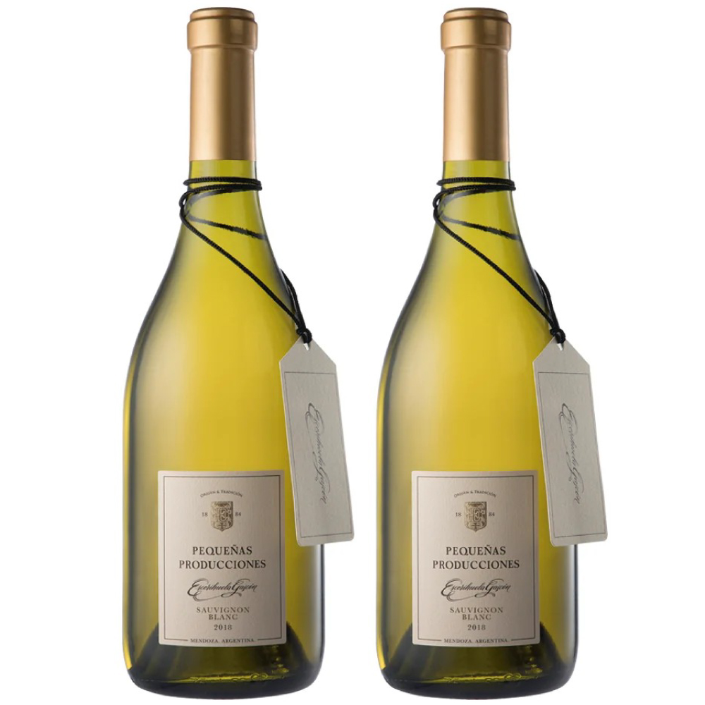 Duopack Vino blanco Pequeñas Producciones sauvignon blanc. Argentina