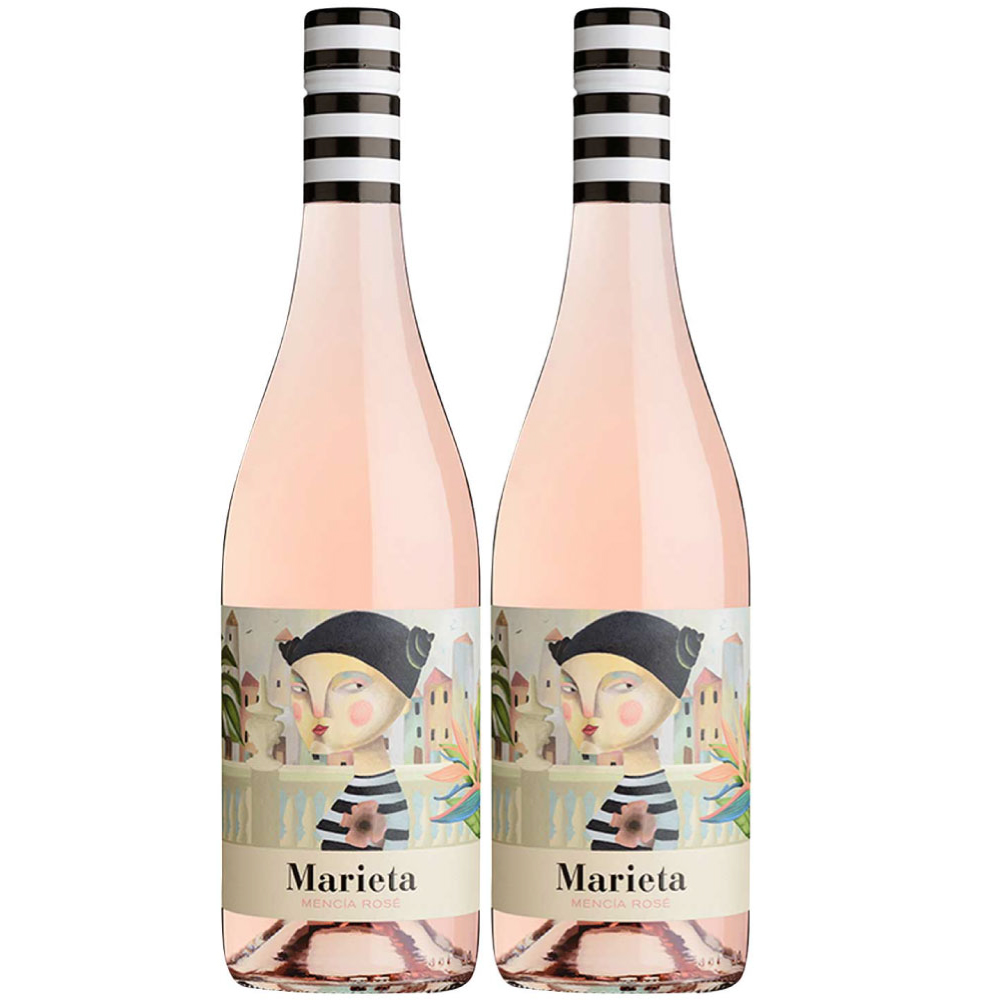Duopack Vino rosé Marieta albariño. España.