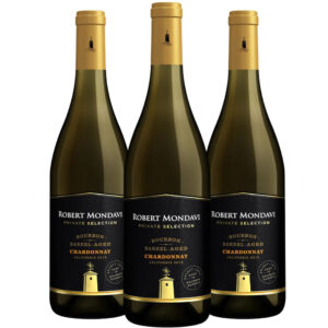 Tripack Vino blanco Mondavi Private Selection Bourbon chardonnay, U.S.A.