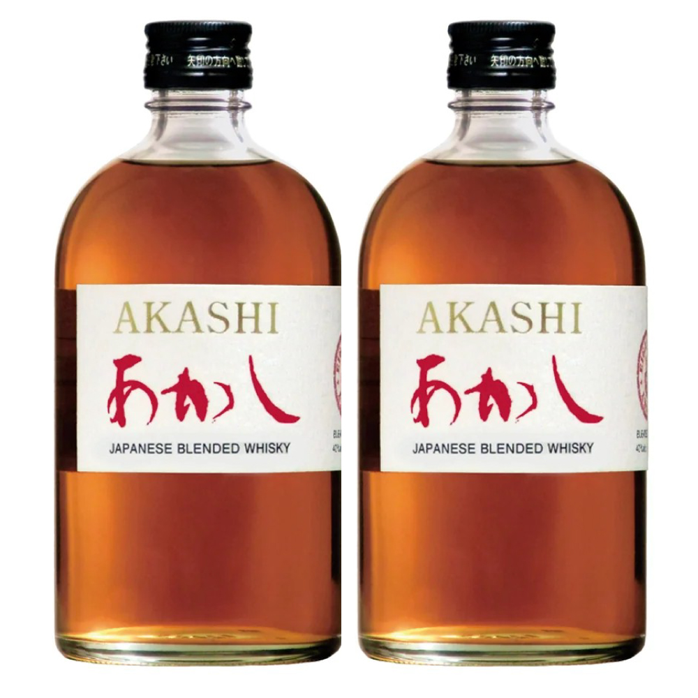 Duopack Whisky Akashi red 500 ml. Japón