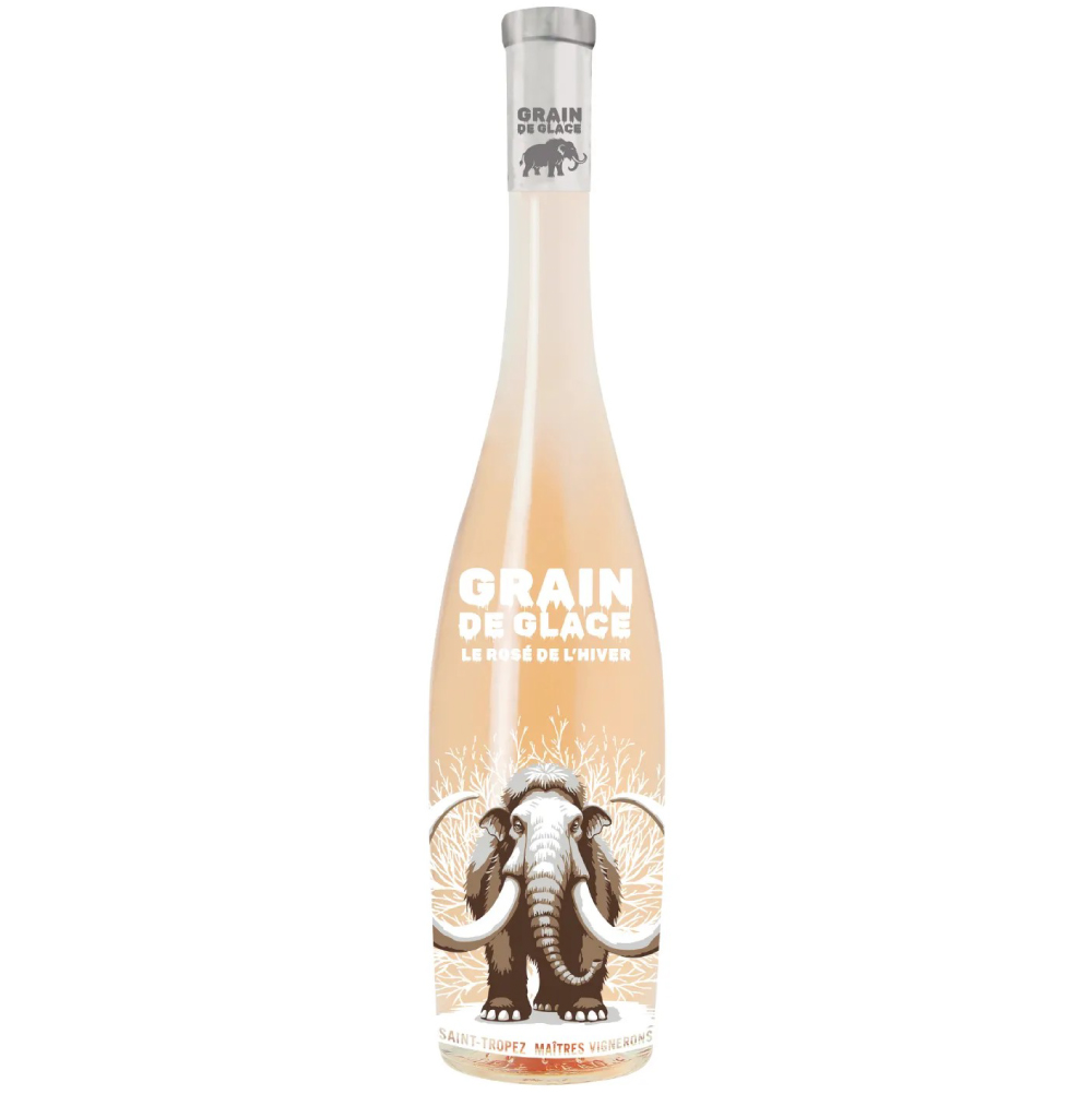 Vino rosé Grain de Glace 2025. Francia