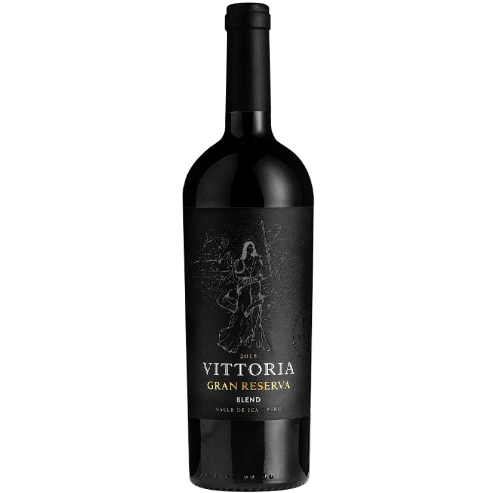 Vino tinto Vittoria gran reserva blend. Perú